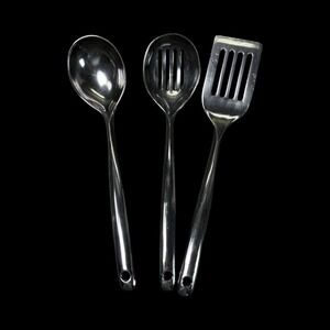 Vintage Copco Melamine Dishwasher Safe Black Cooking Utensil Set Spatula Spoons